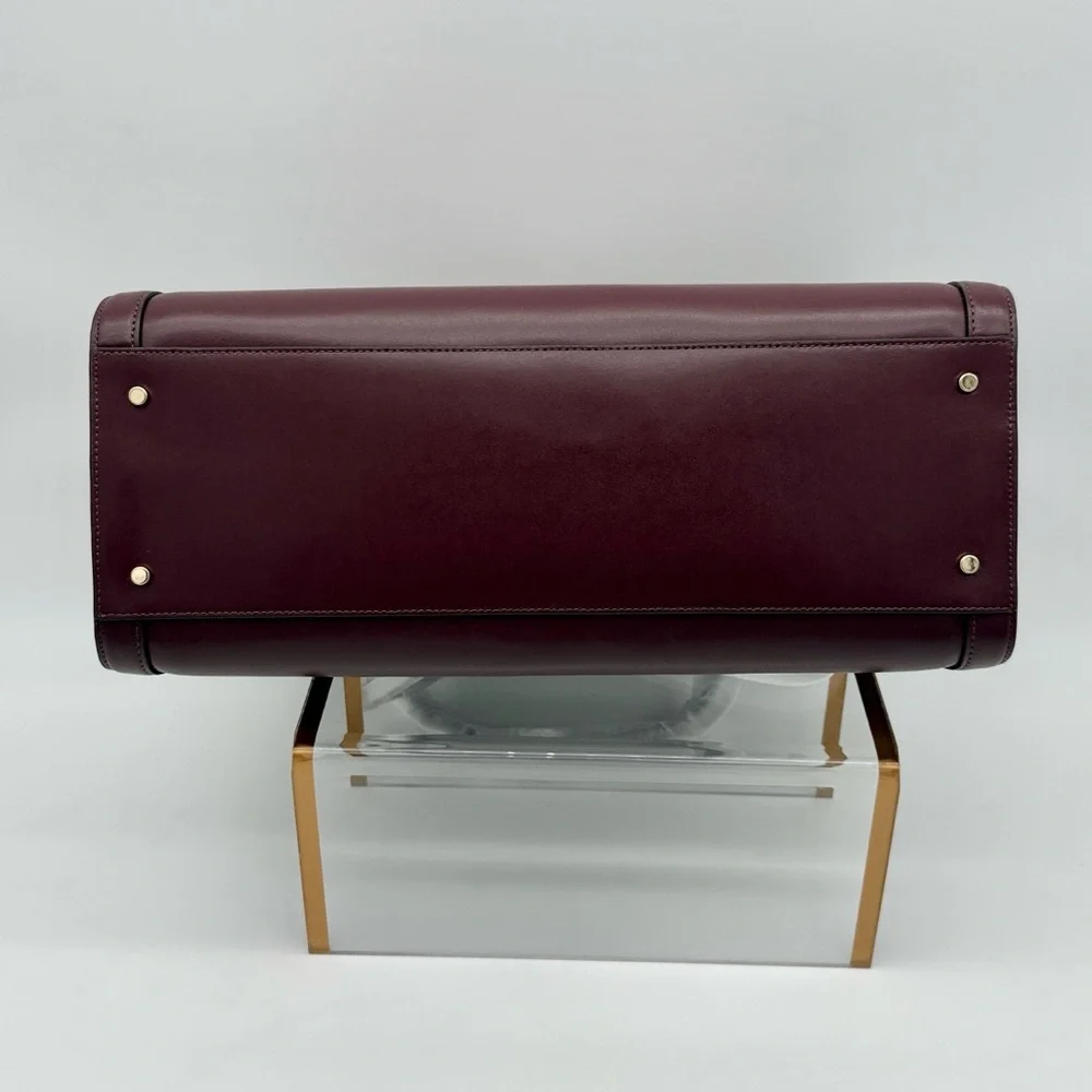 Kate Spade Madison Suede Large Laptop Tote Dark Merlot